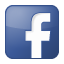 social facebook box blue 64
